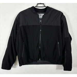 5.11 Tactical Series Coat Mens Size 3XL Black Polyester Bomber Jacket Zip Front